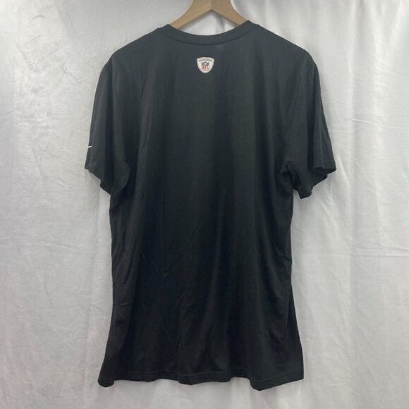 Las Vegas Raiders Nike NFL Training Apparel Dri-Fit Short Sleeve Shirt Mens XL - Picture 3 of 5